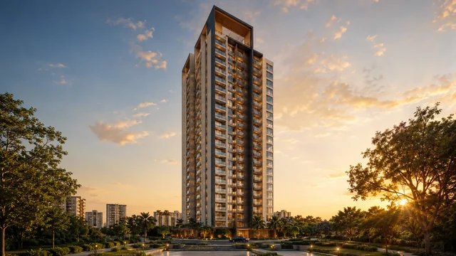 Arvind Sylva single tower elevation - 2B+G+18 high-rise opposite Wipro on Sarjapur Main Road Arvind Sylva single tower elevation - 2B+G+18 high-rise opposite Wipro on Sarjapur Main Road