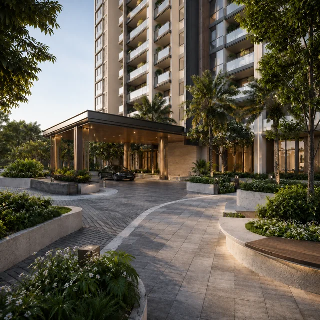Arvind Sylva gated front entry and drop-off - Doddakannelli, Sarjapur Main Road Arvind Sylva gated front entry and drop-off - Doddakannelli, Sarjapur Main Road